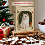 Calendrier de l’Avent Félin à Accrocher – 24 Chats Mignons pour Noël